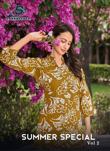 Summer Spacial Vol 2 By Sankheswer Rayon Printed Co Ord Set Wholesale Price In Surat